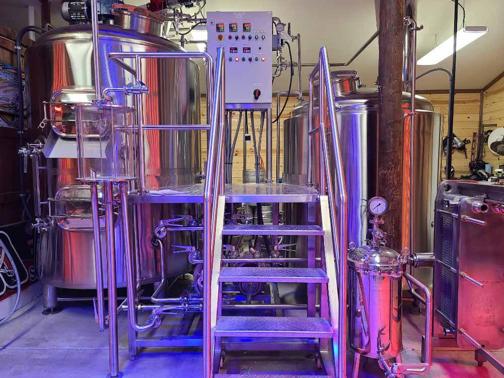 7 bbl two body-three vessel brewhouse equipment